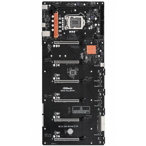 Материнская плата  ASRock H510PROBTC+ (s1200, H510) (H510PROBTC+) Новый